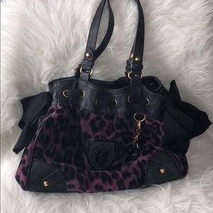 Juicy couture velvet purse